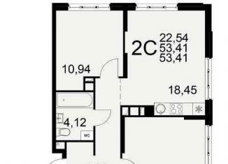 Продаю 2-комнатную квартиру, 58.6 м2, Рязань