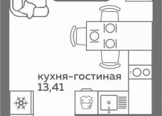 Продажа квартиры студии, 20 м2, Тюмень, улица Вадима Бованенко, 10, Калининский округ