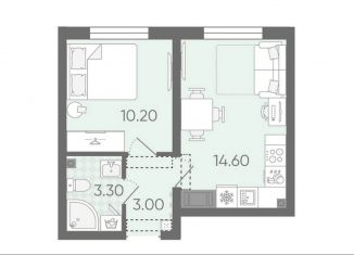 Продажа 1-комнатной квартиры, 31.1 м2, Санкт-Петербург, муниципальный округ Полюстрово