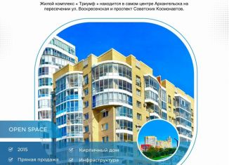 Однокомнатная квартира на продажу, 25.2 м2, Архангельск, Воскресенская улица, 55, Октябрьский округ