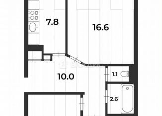 Продается 3-комнатная квартира, 61.2 м2, Амурская область, Садовая улица, 24