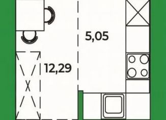 Продаю 1-комнатную квартиру, 24.2 м2, Республика Башкортостан