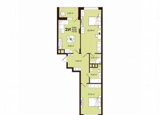 Продам 2-комнатную квартиру, 79 м2, Владимир, улица Чайковского, 7