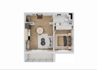 Продажа 2-ком. квартиры, 43.1 м2, Миасс, бульвар Карпова, 3