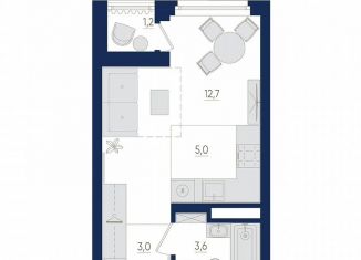 Продаю 1-комнатную квартиру, 24.9 м2, Республика Башкортостан