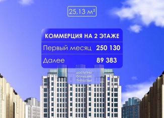 Помещение свободного назначения на продажу, 45 м2, Грозный, проспект Ахмат-Хаджи Абдулхамидовича Кадырова, 185/4, микрорайон Ленгородок