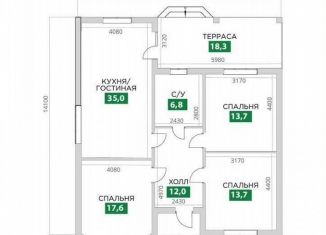Продажа дома, 117.1 м2, поселок Щепкин, улица Юрия Лоскутова