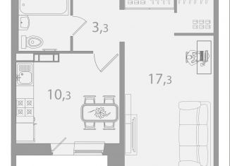 Продажа 1-комнатной квартиры, 38 м2, Томск