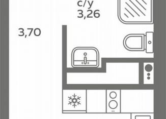 Продаю квартиру студию, 22.1 м2, Тюмень, улица Вадима Бованенко, 10, Калининский округ