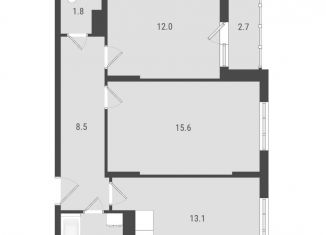 Продается 2-комнатная квартира, 56 м2, Самара, Южное шоссе, 7, ЖК АмГрад