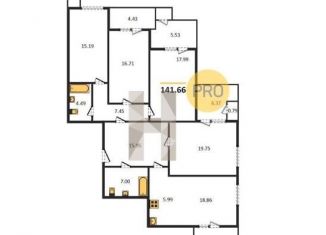 Продается 5-комнатная квартира, 141 м2, Ростов-на-Дону, Будённовский проспект, 77, Октябрьский район