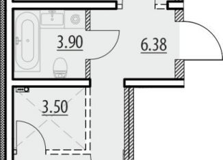 1-комнатная квартира на продажу, 41.2 м2, Иркутск, ЖК Zenith