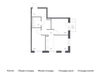 Продается 3-комнатная квартира, 53.9 м2, Приморский край, улица Сабанеева, 1.1