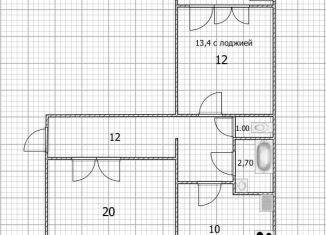 Продается 3-ком. квартира, 60 м2, Санкт-Петербург, Ириновский проспект, 33/49, метро Ладожская