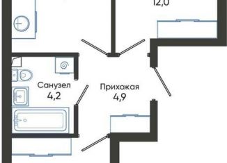 Продам 2-комнатную квартиру, 48.5 м2, Новороссийск
