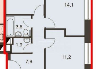 Продается 3-комнатная квартира, 74.7 м2, Москва, Автозаводская улица, 23с931к3, ЖК Технопарк