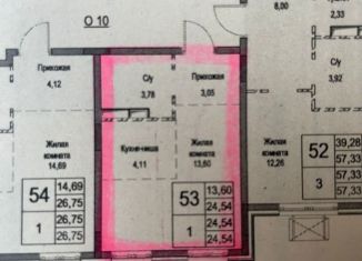 Продается квартира студия, 24.5 м2, село Николо-Урюпино