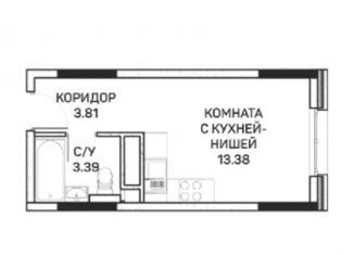 Продажа квартиры студии, 20.6 м2, Москва, СВАО, улица Корнейчука, 27с7