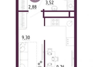 Продажа 1-комнатной квартиры, 27.8 м2, Тульская область