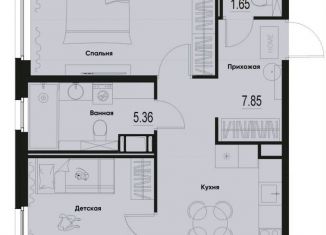 Продаю 2-комнатную квартиру, 49.2 м2, Ленинградская область