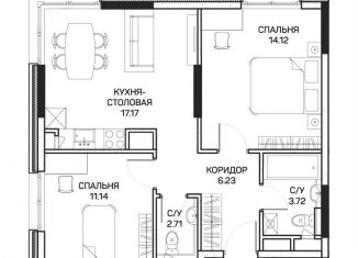 Продам 2-комнатную квартиру, 54.9 м2, Москва, улица Корнейчука, 27с7, район Бибирево