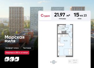 Продажа квартиры студии, 22 м2, Санкт-Петербург