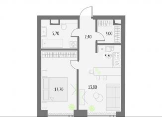 Продажа однокомнатной квартиры, 42.1 м2, Москва, Огородный проезд, 4с1