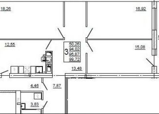 Продам 3-комнатную квартиру, 99.8 м2, Смоленск, улица Крупской, 54Б