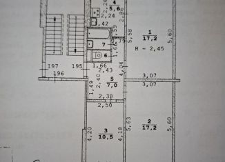 Продаю 3-ком. квартиру, 60 м2, Свердловская область, Онежская улица, 9