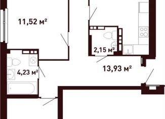 Продам 3-комнатную квартиру, 78.7 м2, Екатеринбург, Орджоникидзевский район, улица Калинина, 55