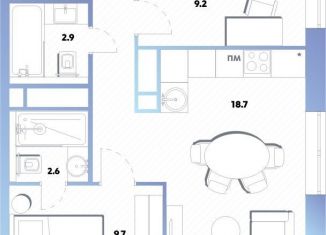 Продаю 2-ком. квартиру, 47.8 м2, Москва