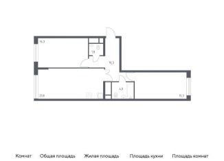 Продам 2-комнатную квартиру, 70 м2, Москва, 3-я Хорошёвская улица, 17А, ЖК Вереск