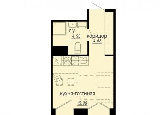 Квартира на продажу студия, 23.2 м2, Санкт-Петербург, метро Академическая