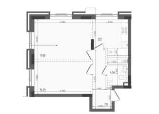 Продам 2-ком. квартиру, 53.2 м2, Татарстан