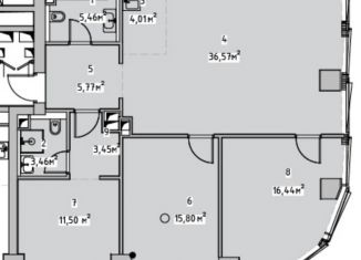 4-комнатная квартира на продажу, 103 м2, Москва