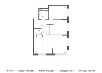 Продам 2-ком. квартиру, 75.4 м2, Москва, 3-я Хорошёвская улица, 17А