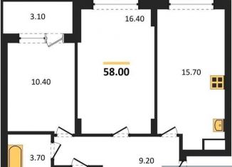 Продаю 2-комнатную квартиру, 58 м2, Воронеж, Железнодорожный район