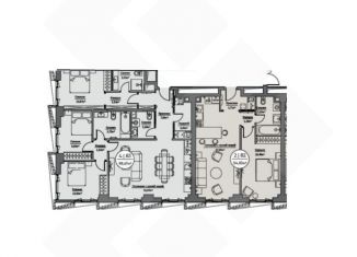 Продажа 5-комнатной квартиры, 153 м2, Москва, станция Кутузовская, 1-й Сетуньский проезд, 8