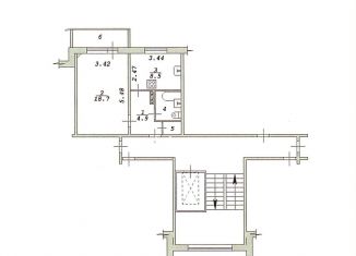 Продается однокомнатная квартира, 36.8 м2, Новосибирская область, улица Титова, 276