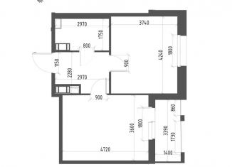 Продажа 1-ком. квартиры, 45.7 м2, Омская область