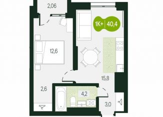 Продаю 2-ком. квартиру, 40.4 м2, Забайкальский край, микрорайон Каштакский, 3