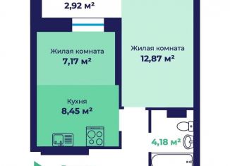 Продажа двухкомнатной квартиры, 41.6 м2, Ярославль