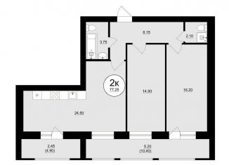 Продажа двухкомнатной квартиры, 79.7 м2, Самара, метро Российская