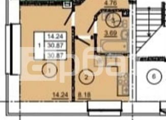 Продаю однокомнатную квартиру, 31 м2, Костромская область, Костромская улица, 1