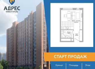 Квартира на продажу студия, 21.3 м2, Московская область, Троицкая улица, 3Г