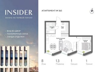 Продается 1-ком. квартира, 47.2 м2, Москва, Автозаводская улица, 24к1, метро Автозаводская