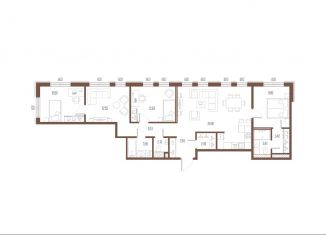 Продам 3-комнатную квартиру, 108.8 м2, Санкт-Петербург, улица Стахановцев, 1, Красногвардейский район