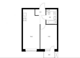 Продается однокомнатная квартира, 38.3 м2, Санкт-Петербург, муниципальный округ Гавань