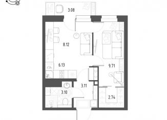 Продажа двухкомнатной квартиры, 33.8 м2, Екатеринбург