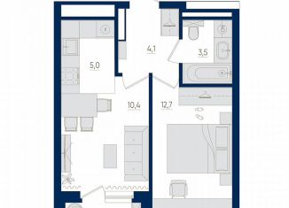 Продаю двухкомнатную квартиру, 36.3 м2, Республика Башкортостан
